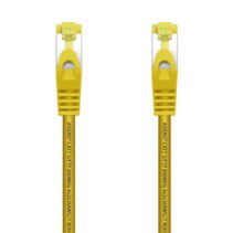 Aisens Cable de Red Latiguillo RJ45 LSZH Cat.7 600 MHz S/FTP PIMF AWG26 - 25cm - Color Amarillo