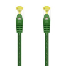 Aisens Cable de Red Latiguillo RJ45 LSZH Cat.7 600 MHz S/FTP PIMF AWG26 - 25cm - Color Verde