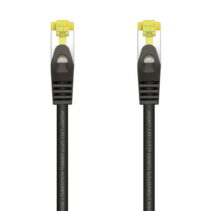 Aisens Cable de Red Latiguillo RJ45 LSZH Cat.7 600 MHz S/FTP PIMF AWG26 - 25cm - Color Negro