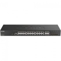 D-Link Switch Gestionado 24 Puertos Gigabit + 4 SFP