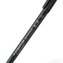 Staedtler Lumocolor Permanent 313 Rotulador Permanente de Punta Fina - Trazo 0.4mm - Secado Rapido - Color Negro