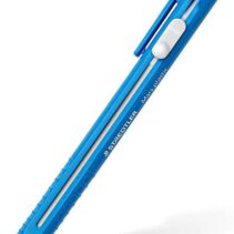 Staedtler Mars Plastic 528 50 Portagomas en Forma de Lapiz - Con Cursor para Deslizar la Goma - Sin Ftalatos ni Latex