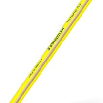 Staedtler Textsurfer Dry 128 64 Lapiz Fluorescente de Color Triangular - Mina de 4mm - Madera de Bosques Sostenibles - Color Amarillo Neon