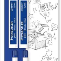 Staedtler Mars Micro Carbon 257 Pack de 4 Tubos de Minas con 12 Minas HB de 0.5mm - Resistencia a la Rotura - 90% Procedente de Materiales Naturales