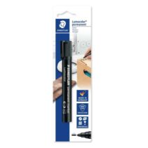 Staedtler Lumocolor 352 Rotulador Permanente de Punta Redonda - Trazo de 2mm - Secado Rapido - Recargable - Color Negro