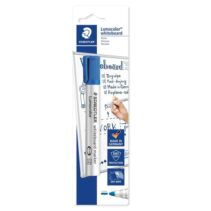 Staedtler Lumocolor 351 Rotulador para Pizarra Blanca - Trazo 2mm - Secado Rapido - Recargable - Color Azul