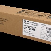 Ricoh Aficio MP-C3003/MP-C3004/MP-C3503/MP-C3504/MP-C4504/MP-C5504/MP-C6004 Cyan Cartucho de Toner Original - 841820/841816