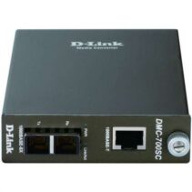 D-Link Conversor de Medios Gigabit RJ-45 a Fibra Optica SC