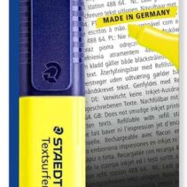 Staedtler Textsurfer Classic 364 Marcador Fluorescente - Punta Biselada 1 - 5mm Aprox - Secado Rapido - Color Amarillo Fluorescente