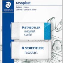 Staedtler Pack de 1 Goma de Borrar 526 Rasoplast Combi + 1 Goma de Borrar 526 Rasoplast