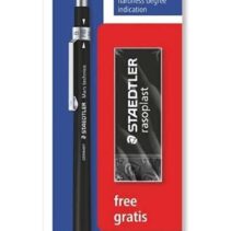 Staedtler Mars Technico 780 C Pack de 1 Portaminas Tecnico de 2mm + 1 Goma de Borrar Rasoplast