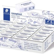 Staedtler Rasoplast 526 B40 Goma de Borrar - Borrado de Alta Calidad - Minimos Residuos - Color Blanco