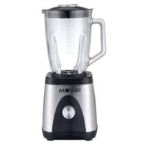 Muvip Batidora de Vaso 1300W 1.5L - 2 Velocidades - Cuerpo y Chuchillas de Acero Inoxidable - Funcion Pica Hielo - Bloqueo de Seguridad