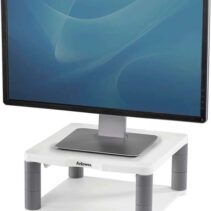 Fellowes Soporte para Monitor Premium - Ajustable en 5 Alturas - Hasta 36kg - Color Gris