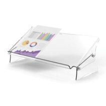 Fellowes Clarity Soporte y Atril de Documentos - Espacio Interior para Complementos - Formatos de Papel A4