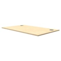 Fellowes Tablero para Mesa Regulable en Altura 100x80cm - Durable y de Origen Sostenible - Orificios de Doble Ojal - Anclajes de Metal - Color Beige