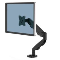 Fellowes Eppa Brazo para Monitor Individual - Hasta 39" y 8kg - Ajuste con Muelle de Gas - Color Negro