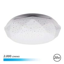 Elbat Serie Neptuno Aplique de Techo LED 20W 2000lm - 6500K Luz Fria - Diametro 28cm