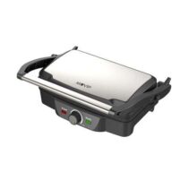 Muvip Sandwichera Grill 1600W - Apertura hasta 180º - Temperatura Regulable - Placa Superior Basculante - Asa Tacto Frio