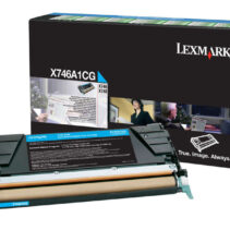 Lexmark X746/X748 Cyan Cartucho de Toner Original - X746A1CG