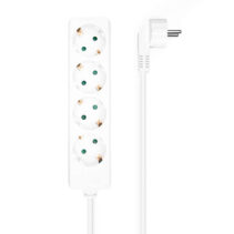 Aisens Regleta Multiple de 4 Tomas sin Interruptor con Cable 3×1.5mm2 - 1.4m - Color Blanco