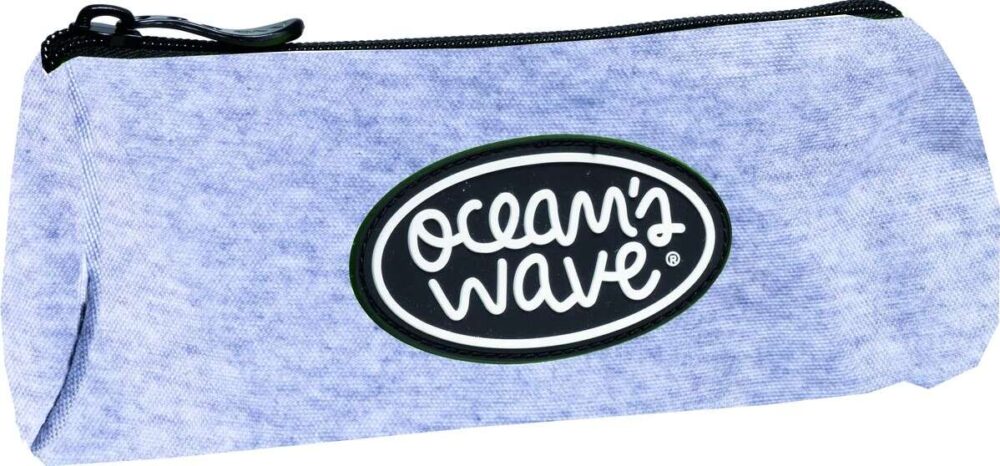 Oceans Wave Estuche Redondo - Gran Amplitud - Color Gris