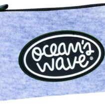 Oceans Wave Estuche Redondo - Gran Amplitud - Color Gris