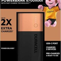 Duracell Bateria Externa/Power Bank 6700mAh PD 18W y QC 3.0 - 1x USB-A