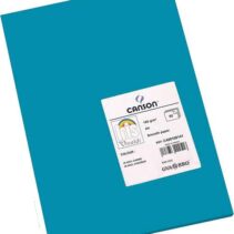 Canson Guarro Pack de 50 Cartulinas Iris A4 de 185g - 21x29.7cm - Color Azul Caribe