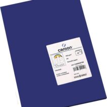 Canson Guarro Pack de 50 Cartulinas Iris A4 de 185g - 21x29.7cm - Color Azul Ultramar