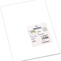 Canson Guarro Pack de 50 Cartulinas Iris A4 de 185g - 21x29.7cm - Color Blanco