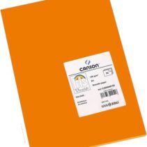 Canson Guarro Pack de 50 Cartulinas Iris A4 de 185g - 21x29.7cm - Color Naranja