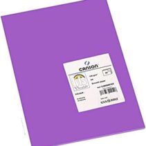 Canson Guarro Pack de 50 Cartulinas Iris A4 de 185g - 21x29.7cm - Color Violeta