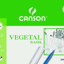 Canson Vegetal Basik Minipack de 12 Hojas A4 - 21x29.7cm - 95g - Color Transparente