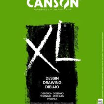 Canson XL Dessin Ligero Bloc de Dibujo con 50 Hojas A4 - Espiral Microperforado - 21x29.7cm - 160g - Color Blanco