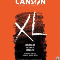 Canson XL Bloc de Croquis con 120 Hojas A4 - Espiral Microperforado - 21x29.7cm - 90g - Color Marfil