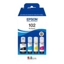 Epson 102 Pack de 4 Botellas de Tinta Originales - C13T03R640