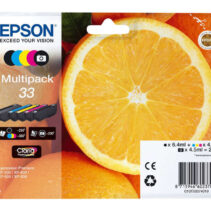 Epson T3337 (33) Pack de 5 Cartuchos de Tinta Originales - C13T33374011