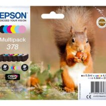 Epson 378 Pack de 6 Cartuchos de Tinta Originales - C13T37884010