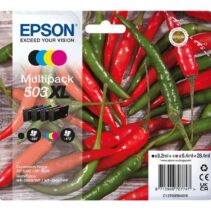 Epson 503XL Pack de 4 Cartuchos de Tinta Originales - C13T09R64010