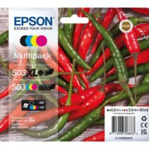 Epson 503XL/503 Pack de 4 Cartuchos de Tinta Originales - C13T09R94010