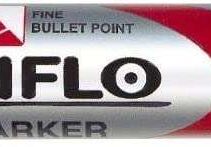 Pentel Maxiflo Rotulador para Pizarra Blanca - Regulacion del Flujo de Tinta - Punta de Bala - Ancho de Linea 2mm - 50% de Materiales Reciclados - Color Rojo