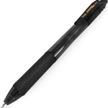 Pentel Energel X Boligrafo de Bola Retractil - Punta 0.7mm - Trazo 0.35mm - Tinta Gel - Recargable - Grip de Agarre - 50% de Materiales Reciclados - Color Negro