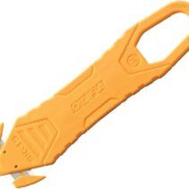 Olfa Pack de 10 Cutters Pequeños Desechables con Hojas Ocultas - Acero Inoxidable - Certificacion NSF - Maxima Seguridad - Uso Ambidiestro