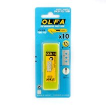 Olfa Pack de 10 Cuchillas de Respuesto para Cutters Olfa SK-10 - Acero Inoxidable