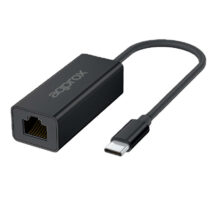 Approx Adaptador USB-C a RJ-45 - Transferencia Rapida hasta 2.5 Gbps - Cable de 17cm