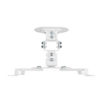 Aisens Soporte Universal Giratorio - Inclinable de Techo para Proyector - Hasta 13.5Kg - Color Blanco