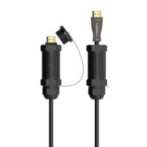 Aisens Cable HDMI V2.1 AOC con Armadura Ultra Alta Velocidad / HEC 8K@60HZ 4K@120HZ 4:4:4 48GBPS - A/M-A/M - 20M - Color Negro