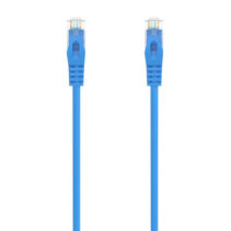 Aisens Cable de Red Latiguillo RJ45 LSZH Cat.6A 500 MHZ UTP AWG24 - 0.25m - Libre de Halogenos - 10 Gigabit/s - Color Azul