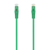 Aisens Cable de Red Latiguillo RJ45 LSZH Cat.6A 500 MHZ UTP AWG24 - 0.25m - Libre de Halogenos - 10 Gigabit/s - Color Verde